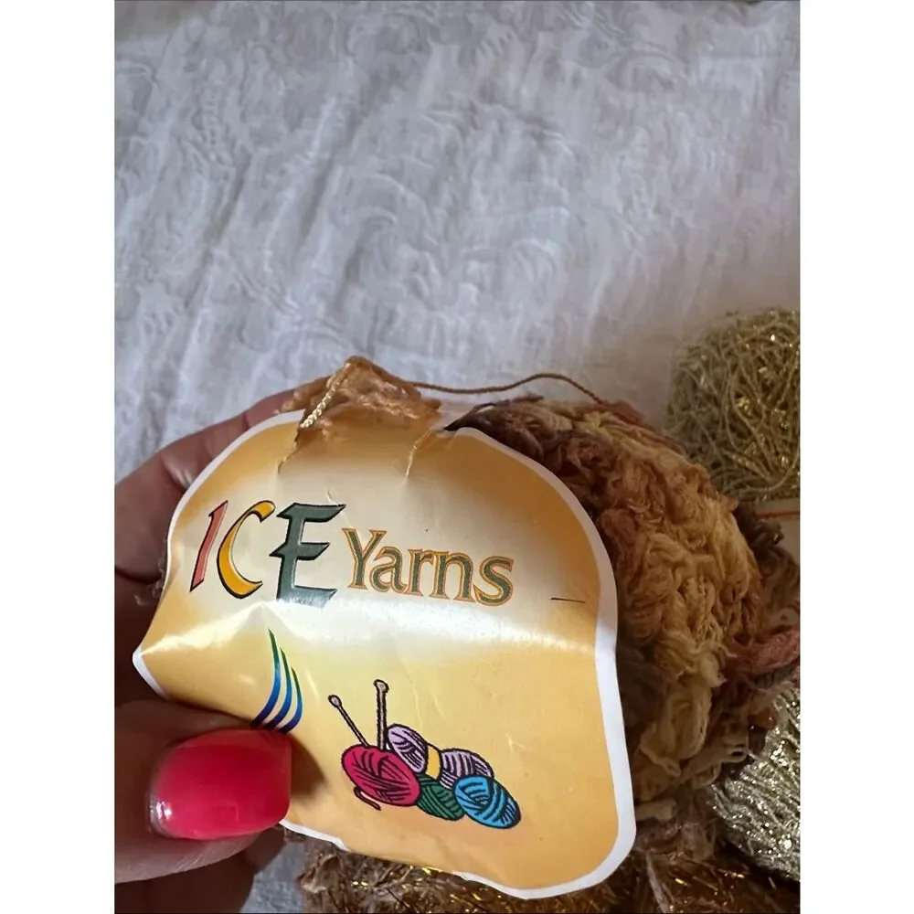 Yarn Bundle Gold Decorative Party Yarn Multipack